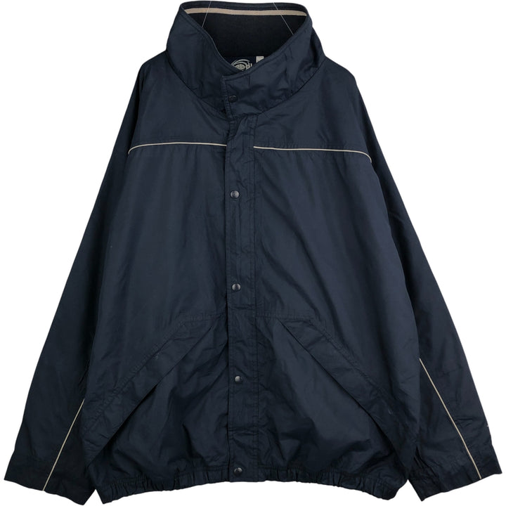 Reebok Windbreaker Men's Size L polyester navy blue type Vintage Second Hand