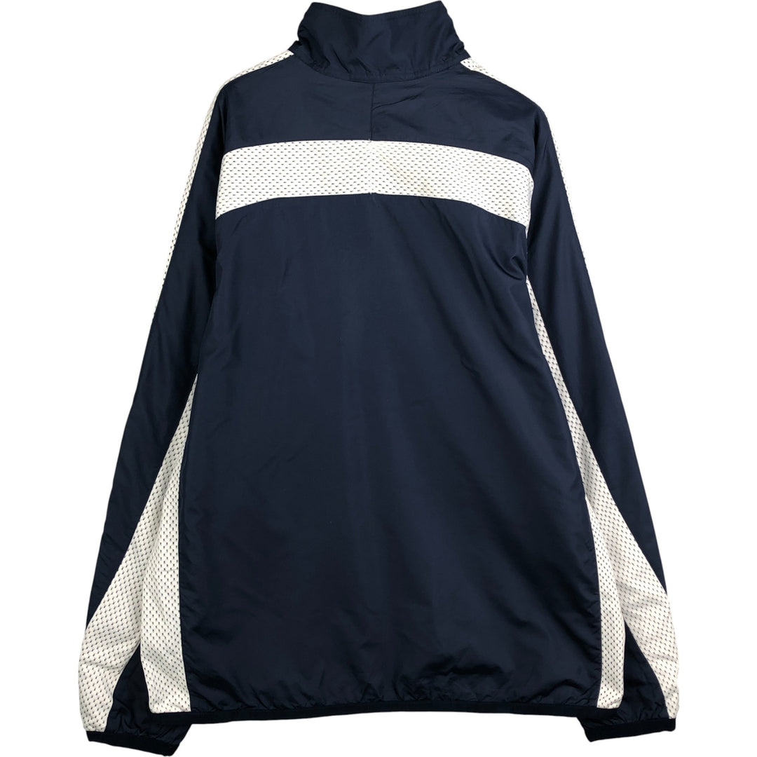 2000'S Nike Half-Zip Warm-Up Pullover, Men's Size L polyester navy blue type Vintage Second Hand