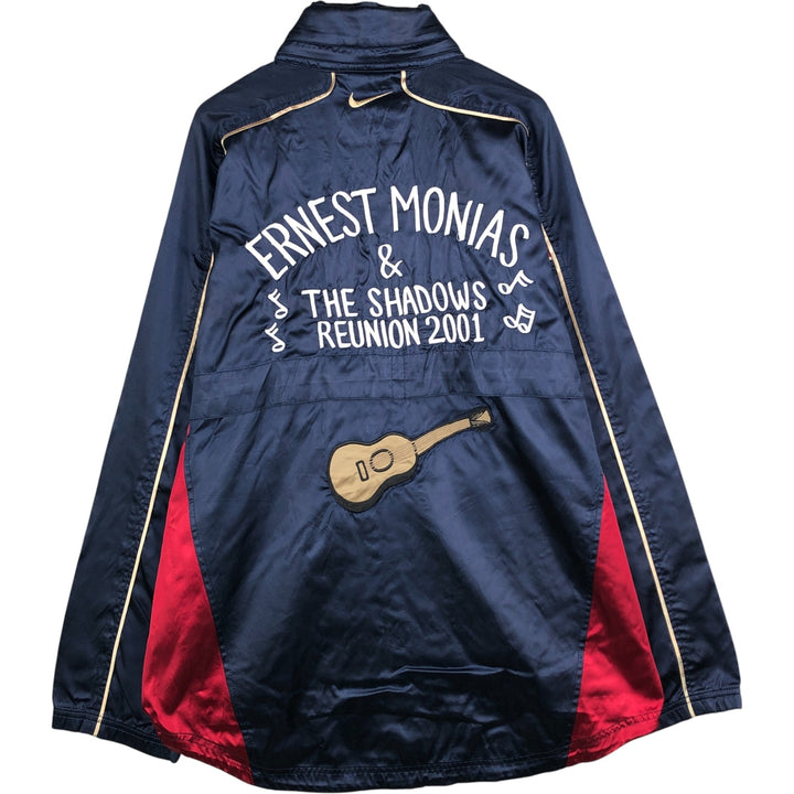 2000'S Nike Team Nylon Jacket, Men's Size L Nylon navy blue type Vintage Second Hand