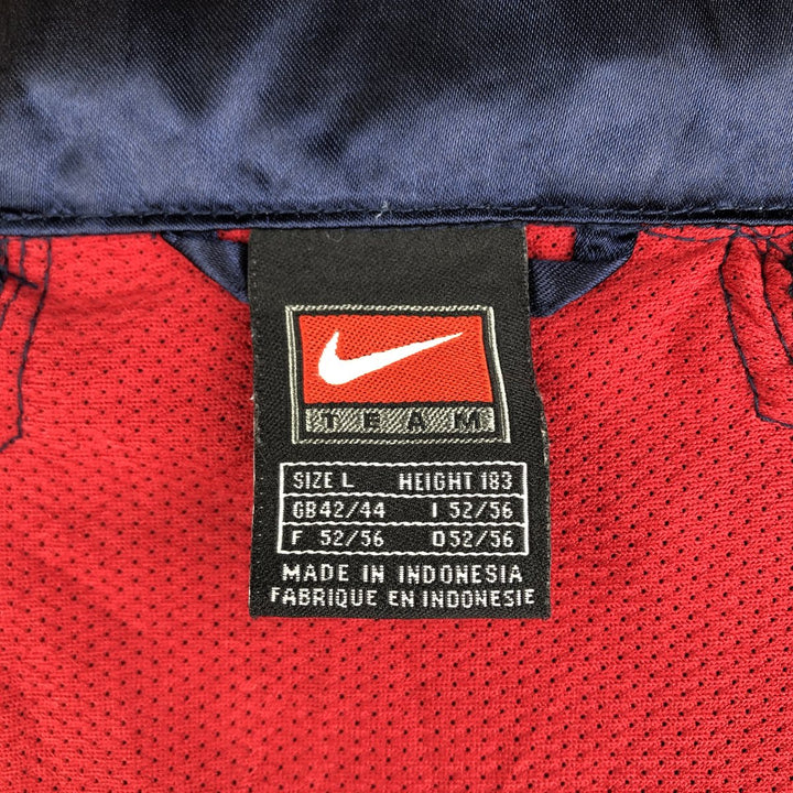 2000'S Nike Team Nylon Jacket, Men's Size L Nylon navy blue type Vintage Second Hand