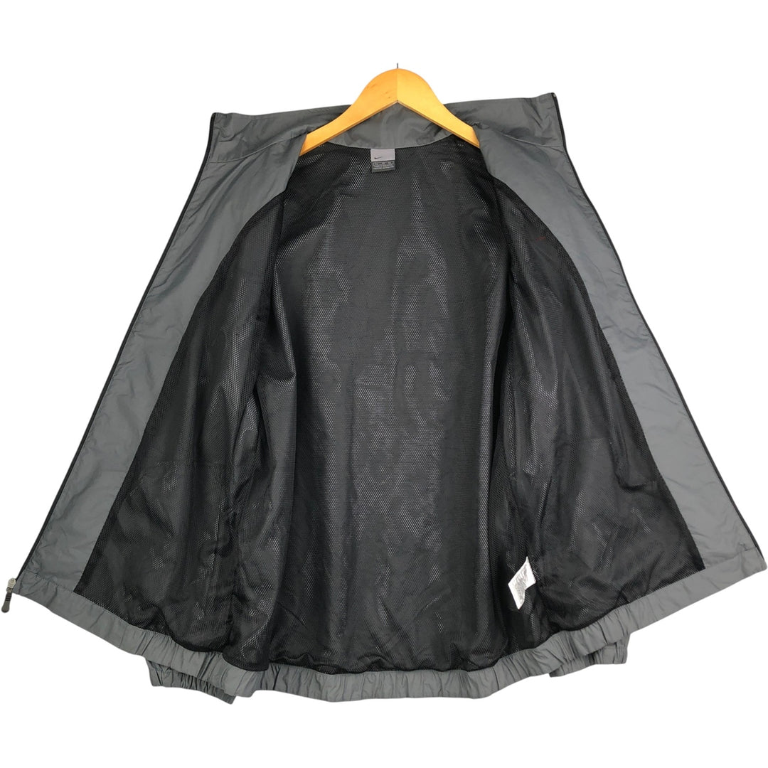 00'S Nike Nylon Jacket Men's XL Nylon gray type Vintage Second Hand