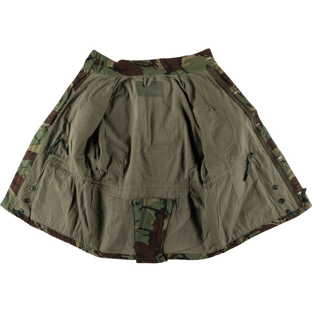 US Military SMOCK COMBAT Camouflage Pattern Woodland Camo Military Combat Jacket, Made in USA, Size 3, Men's L unclear Khaki type Vintage Second Hand