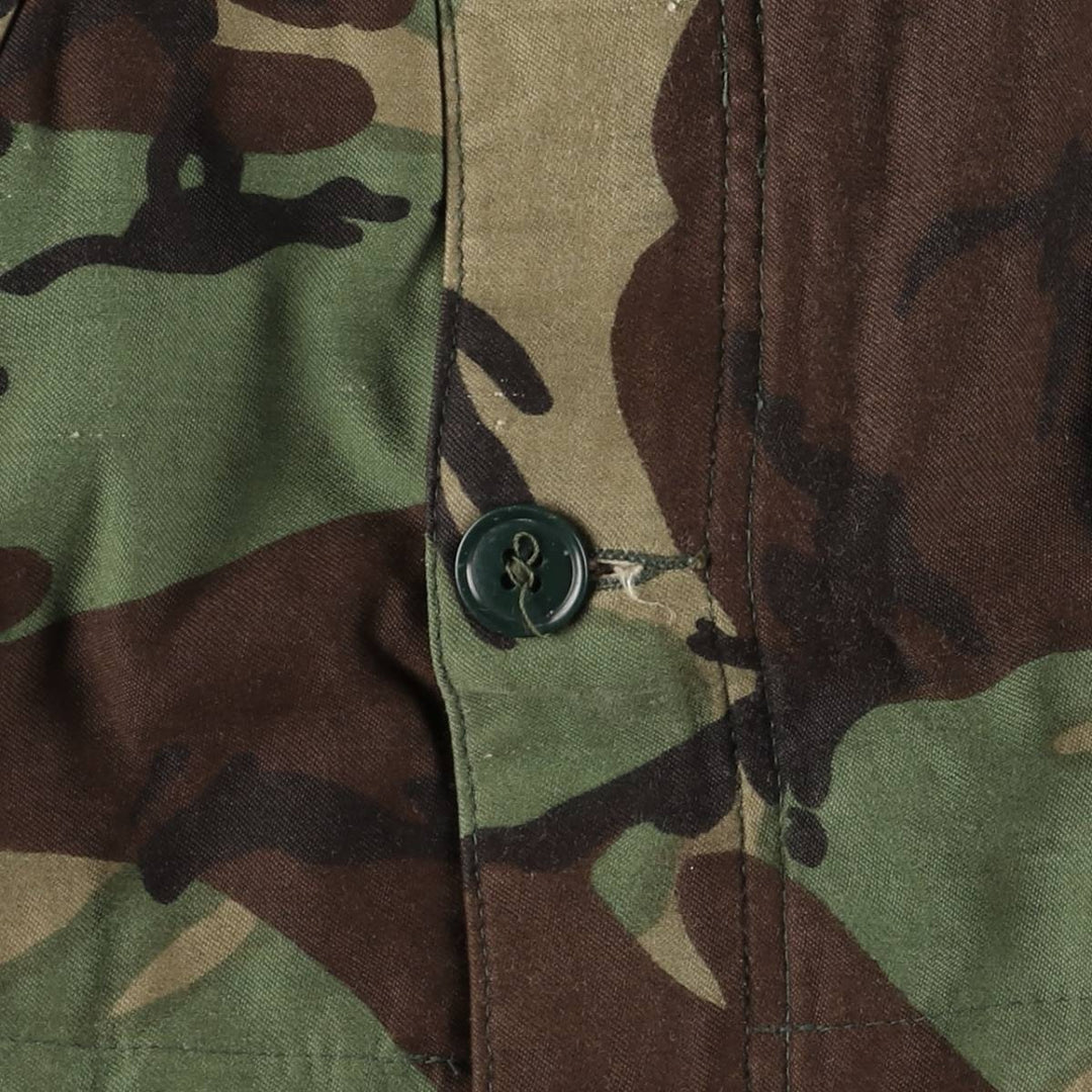 US Military SMOCK COMBAT Camouflage Pattern Woodland Camo Military Combat Jacket, Made in USA, Size 3, Men's L unclear Khaki type Vintage Second Hand