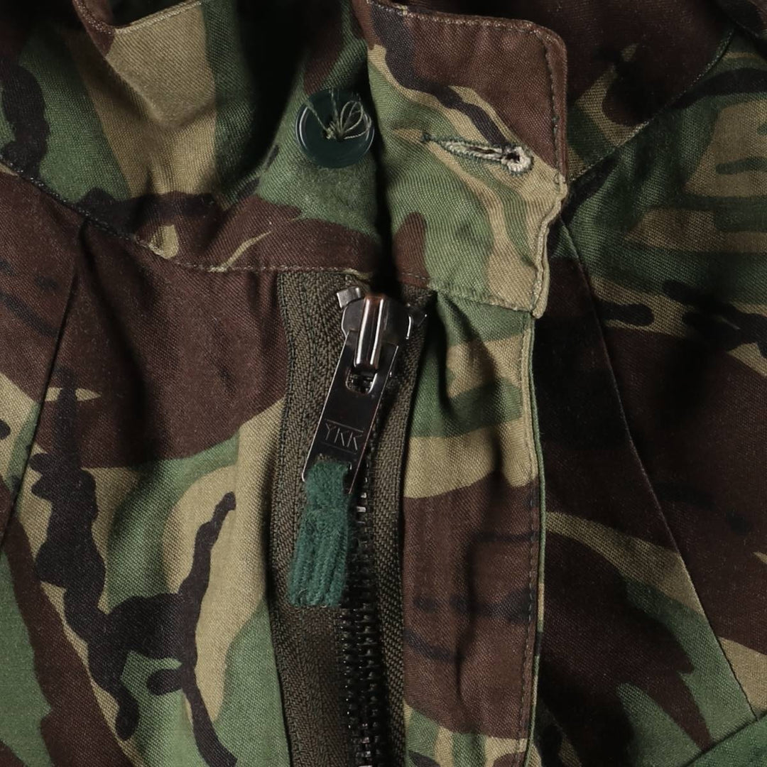 US Military SMOCK COMBAT Camouflage Pattern Woodland Camo Military Combat Jacket, Made in USA, Size 3, Men's L unclear Khaki type Vintage Second Hand