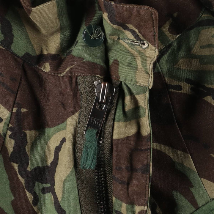 US Military SMOCK COMBAT Camouflage Pattern Woodland Camo Military Combat Jacket, Made in USA, Size 3, Men's L unclear Khaki type Vintage Second Hand