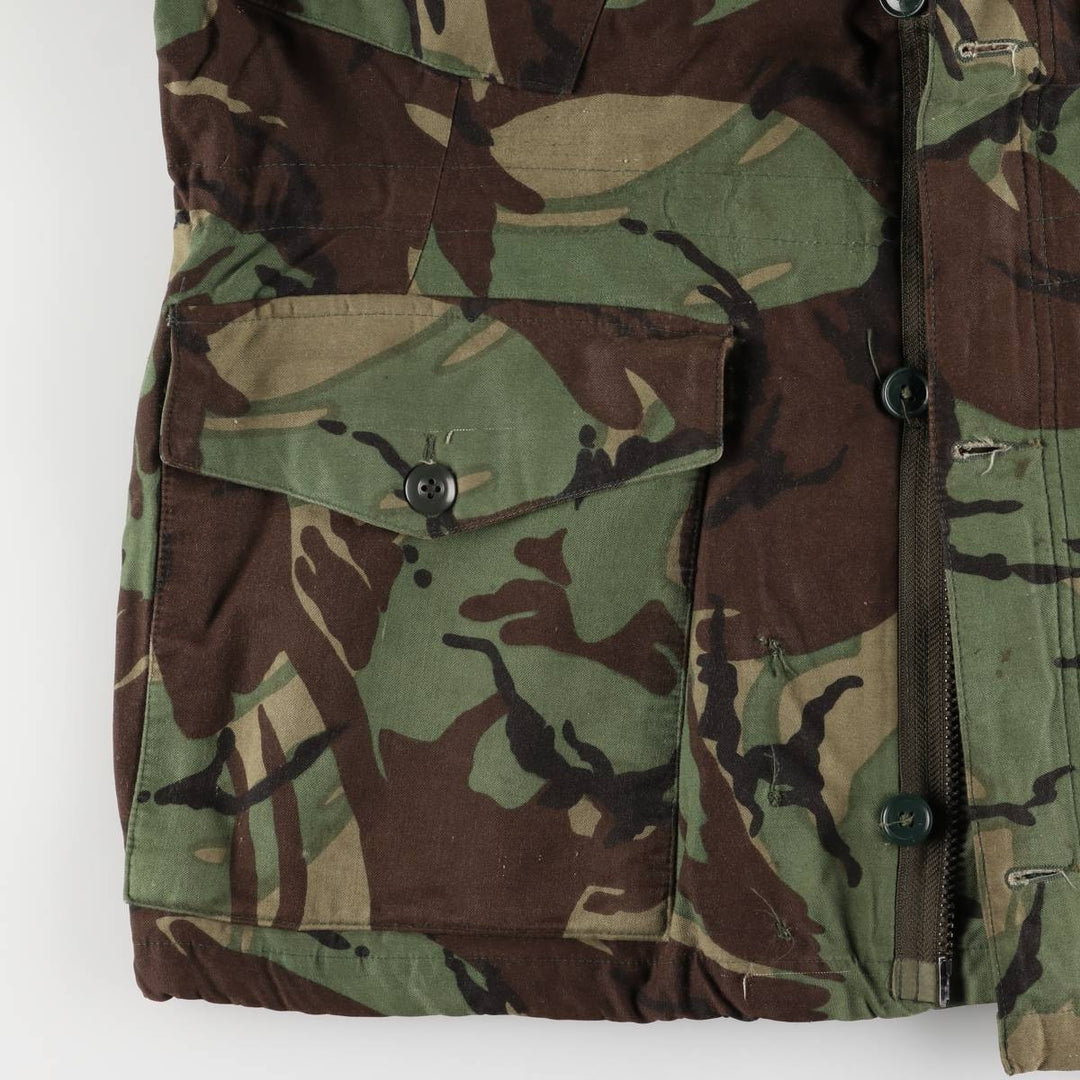 US Military SMOCK COMBAT Camouflage Pattern Woodland Camo Military Combat Jacket, Made in USA, Size 3, Men's L unclear Khaki type Vintage Second Hand