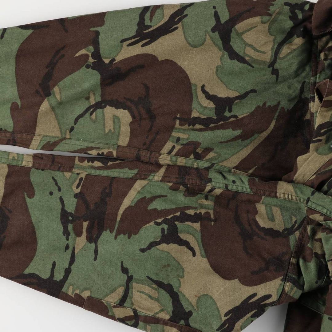 US Military SMOCK COMBAT Camouflage Pattern Woodland Camo Military Combat Jacket, Made in USA, Size 3, Men's L unclear Khaki type Vintage Second Hand