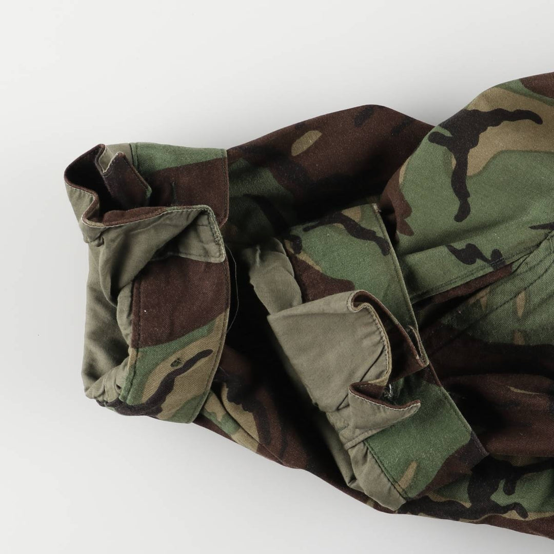 US Military SMOCK COMBAT Camouflage Pattern Woodland Camo Military Combat Jacket, Made in USA, Size 3, Men's L unclear Khaki type Vintage Second Hand