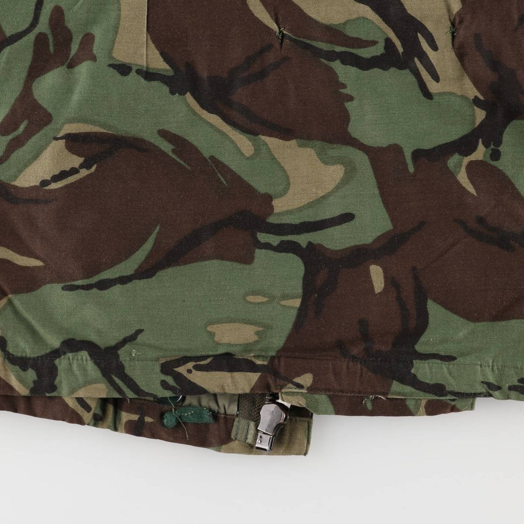 US Military SMOCK COMBAT Camouflage Pattern Woodland Camo Military Combat Jacket, Made in USA, Size 3, Men's L unclear Khaki type Vintage Second Hand