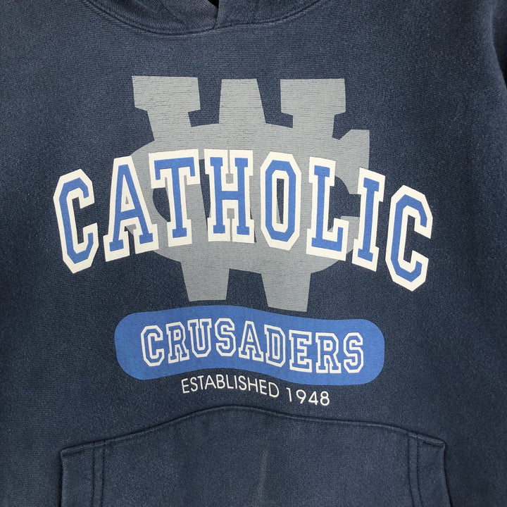 2000'S Champion PREMIUM REVERSE WEAVE Premium Reverse Weave Sweatshirt Pullover Hoodie, Men's Size M unclear navy blue type Vintage Second Hand