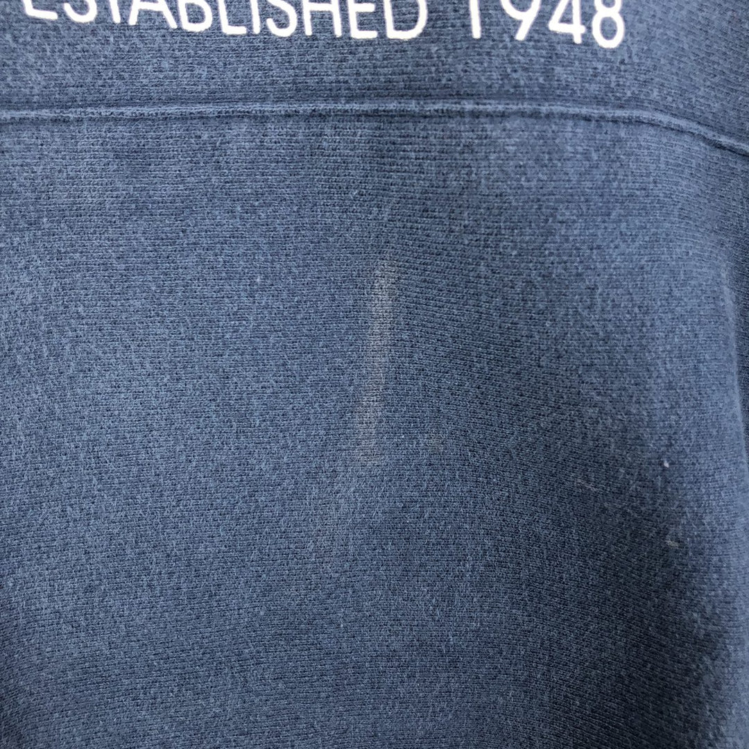 2000'S Champion PREMIUM REVERSE WEAVE Premium Reverse Weave Sweatshirt Pullover Hoodie, Men's Size M unclear navy blue type Vintage Second Hand