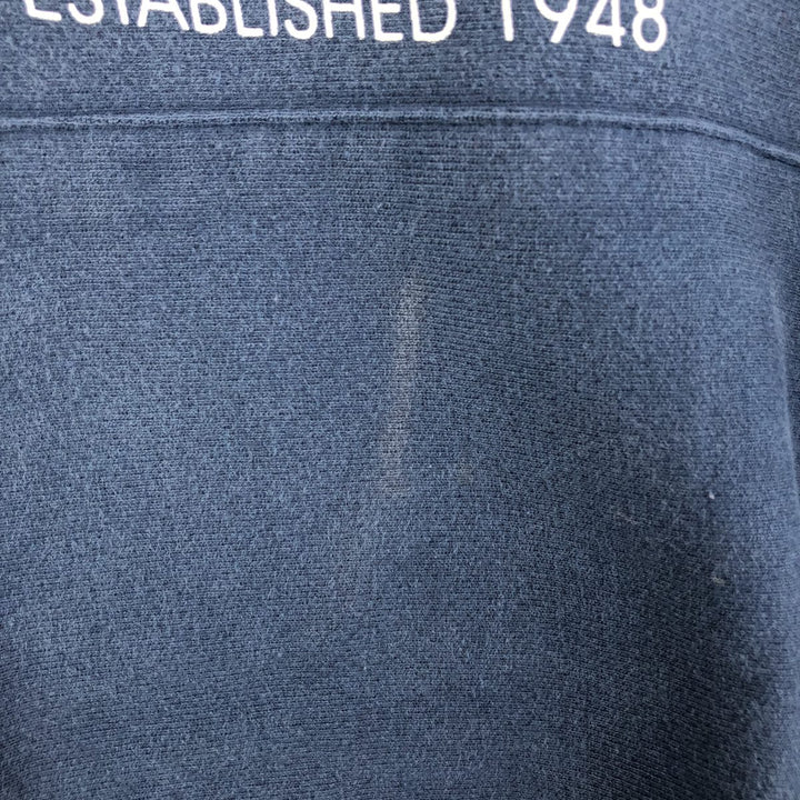 2000'S Champion PREMIUM REVERSE WEAVE Premium Reverse Weave Sweatshirt Pullover Hoodie, Men's Size M unclear navy blue type Vintage Second Hand