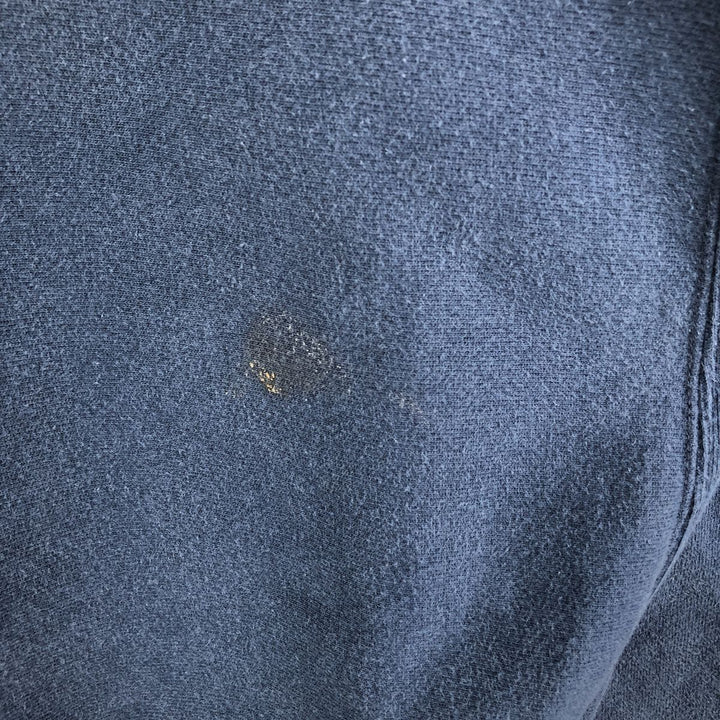 2000'S Champion PREMIUM REVERSE WEAVE Premium Reverse Weave Sweatshirt Pullover Hoodie, Men's Size M unclear navy blue type Vintage Second Hand