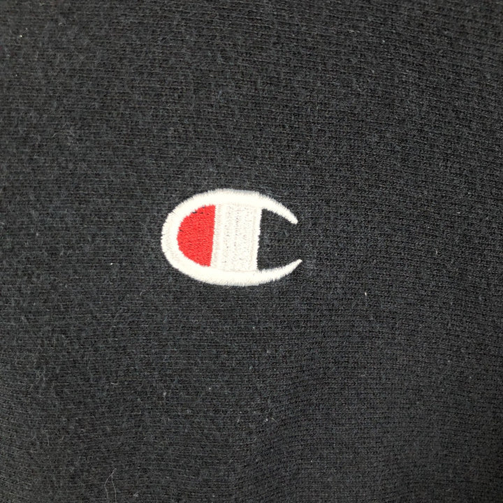 Champion REVERSE WEAVE Reverse Weave Sweat Pullover Hoodie Men's L size cotton black type Vintage Second Hand