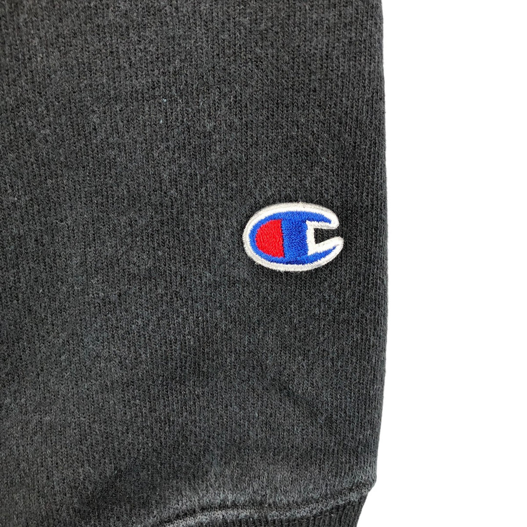 Champion REVERSE WEAVE Reverse Weave Sweat Pullover Hoodie Men's L size cotton black type Vintage Second Hand