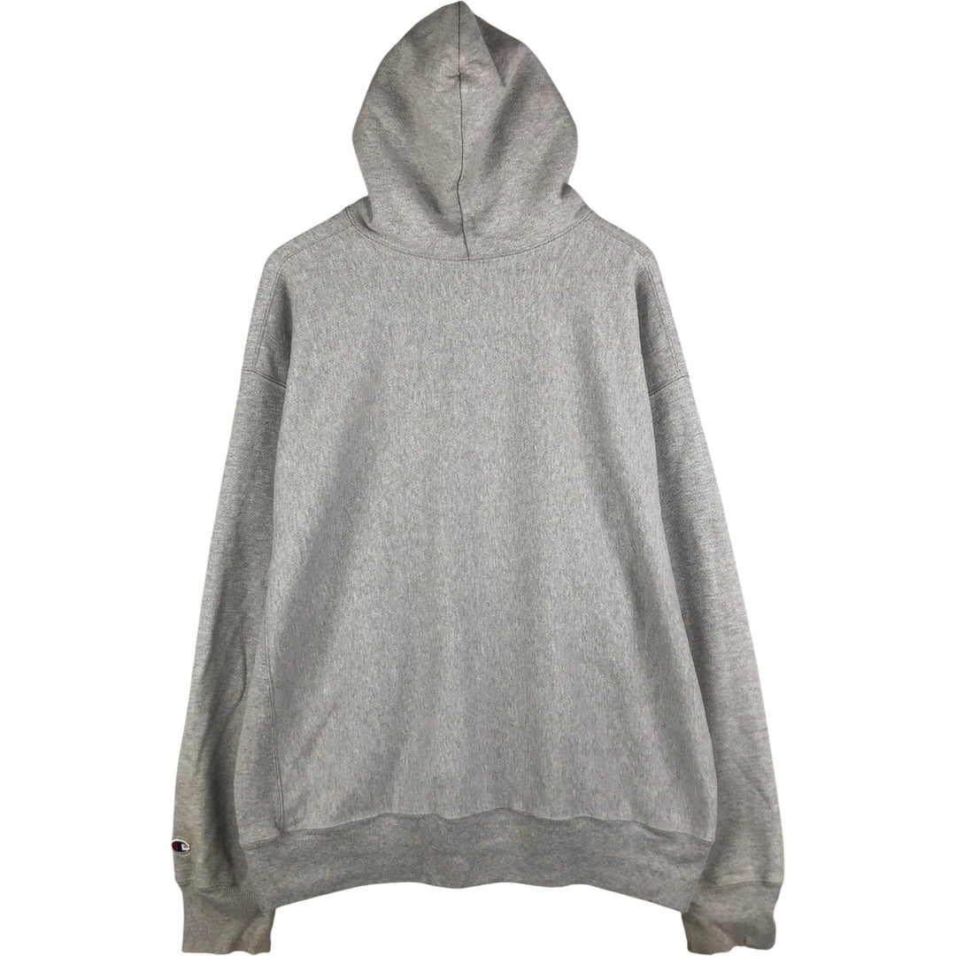 2000'S Champion Premium Reverse Weave ANIXTER Advertising Sweat Pullover Hoodie cotton gray type Vintage Second Hand