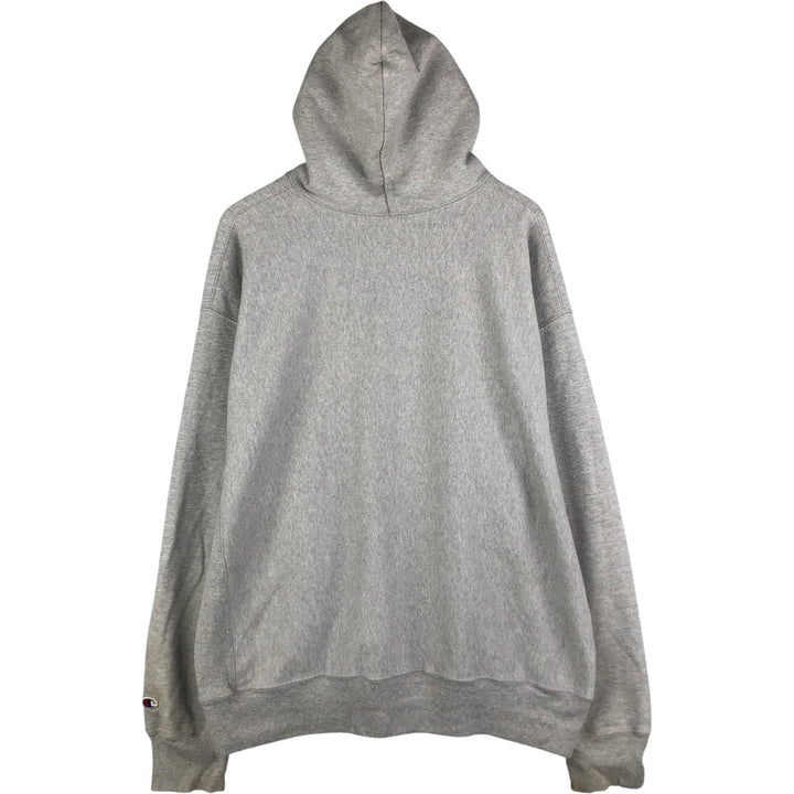 2000'S Champion Premium Reverse Weave ANIXTER Advertising Sweat Pullover Hoodie cotton gray type Vintage Second Hand