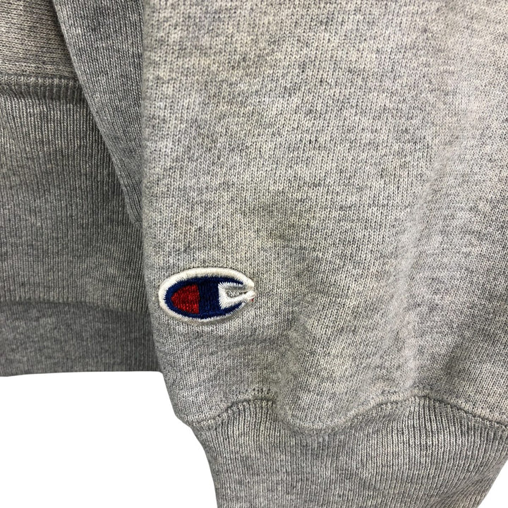 2000'S Champion Premium Reverse Weave ANIXTER Advertising Sweat Pullover Hoodie cotton gray type Vintage Second Hand