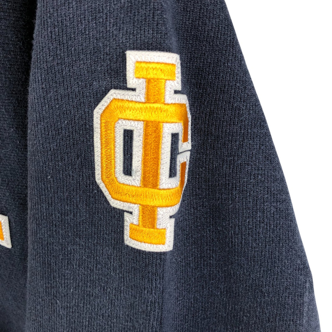2000'S Champion Original Reverse Weave College Pullover Hoodie, Men's Size Small cotton navy blue type Vintage Second Hand