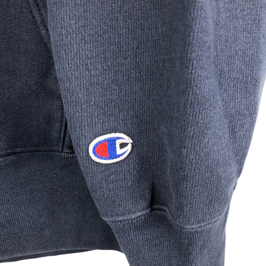 2000'S Champion Original Reverse Weave College Pullover Hoodie, Men's Size Small cotton navy blue type Vintage Second Hand