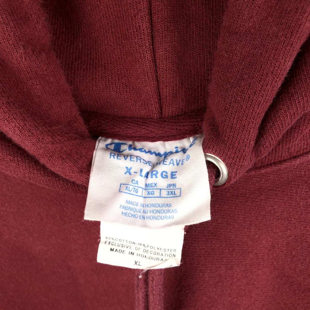 Champion Reverse Weave PSW Advertising Pullover Hoodie, Men's XL cotton burgundy type Vintage Second Hand
