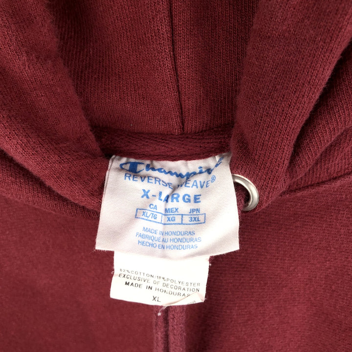Champion Reverse Weave PSW Advertising Pullover Hoodie, Men's XL cotton burgundy type Vintage Second Hand