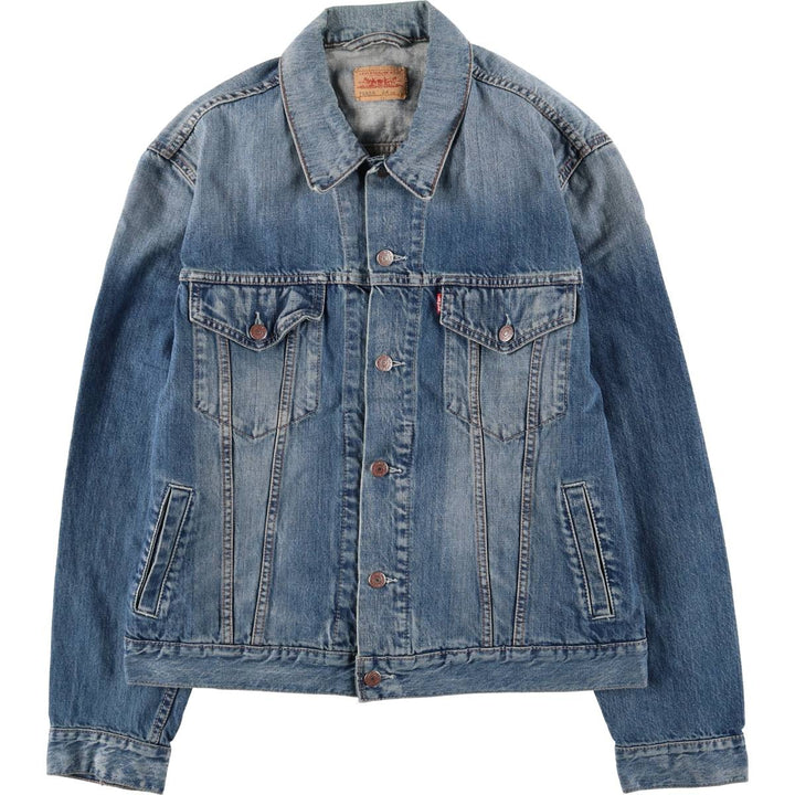 Levi's 70550-04 Euro Model Denim Jacket, Men's Size L cotton blue type Vintage Second Hand
