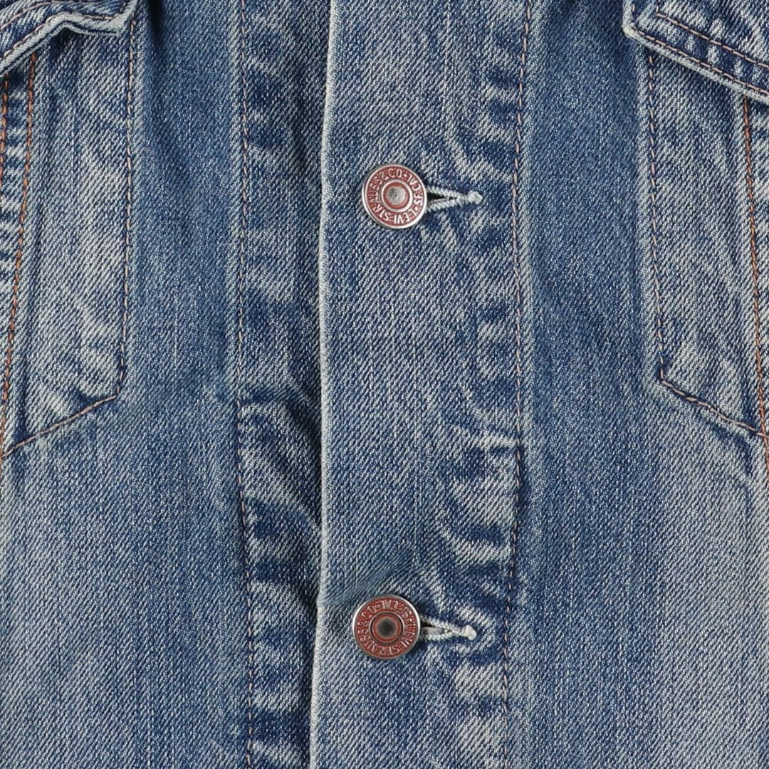 Levi's 70550-04 Euro Model Denim Jacket, Men's Size L cotton blue type Vintage Second Hand