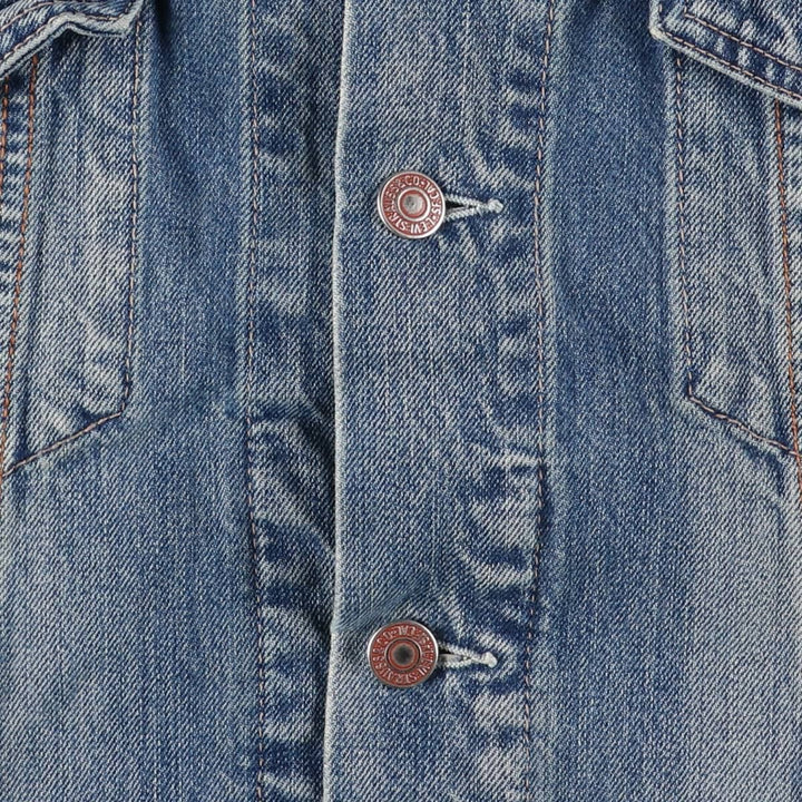 Levi's 70550-04 Euro Model Denim Jacket, Men's Size L cotton blue type Vintage Second Hand