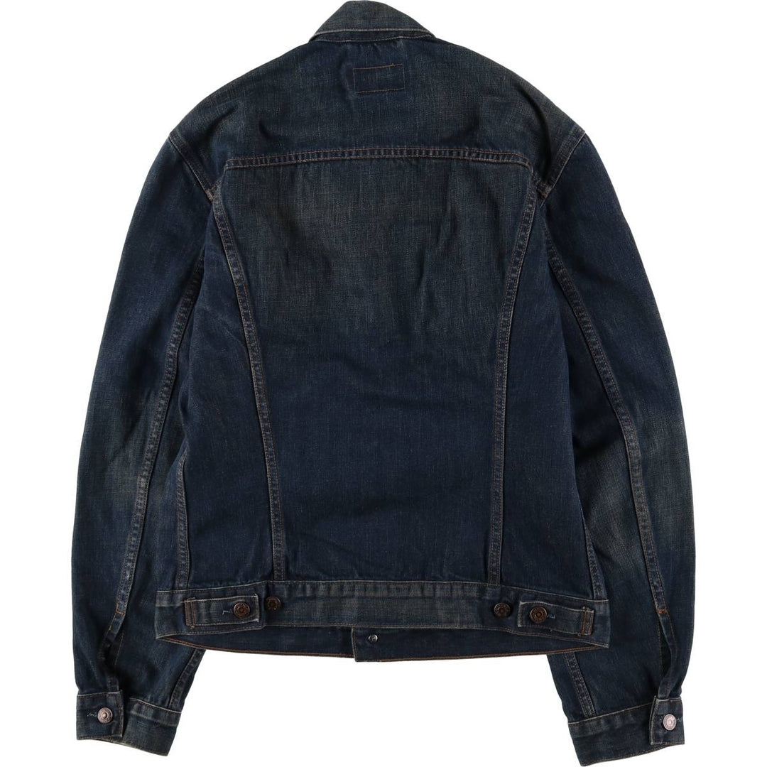 Levi's 70500-04 Euro Model Denim Jacket, Men's Size L cotton navy blue type Vintage Second Hand