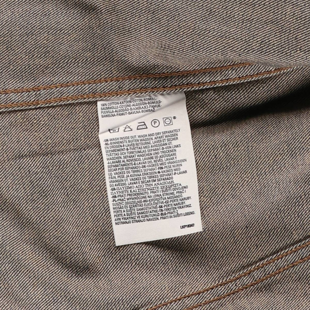 Levi's 70500-04 Euro Model Denim Jacket, Men's Size L cotton navy blue type Vintage Second Hand