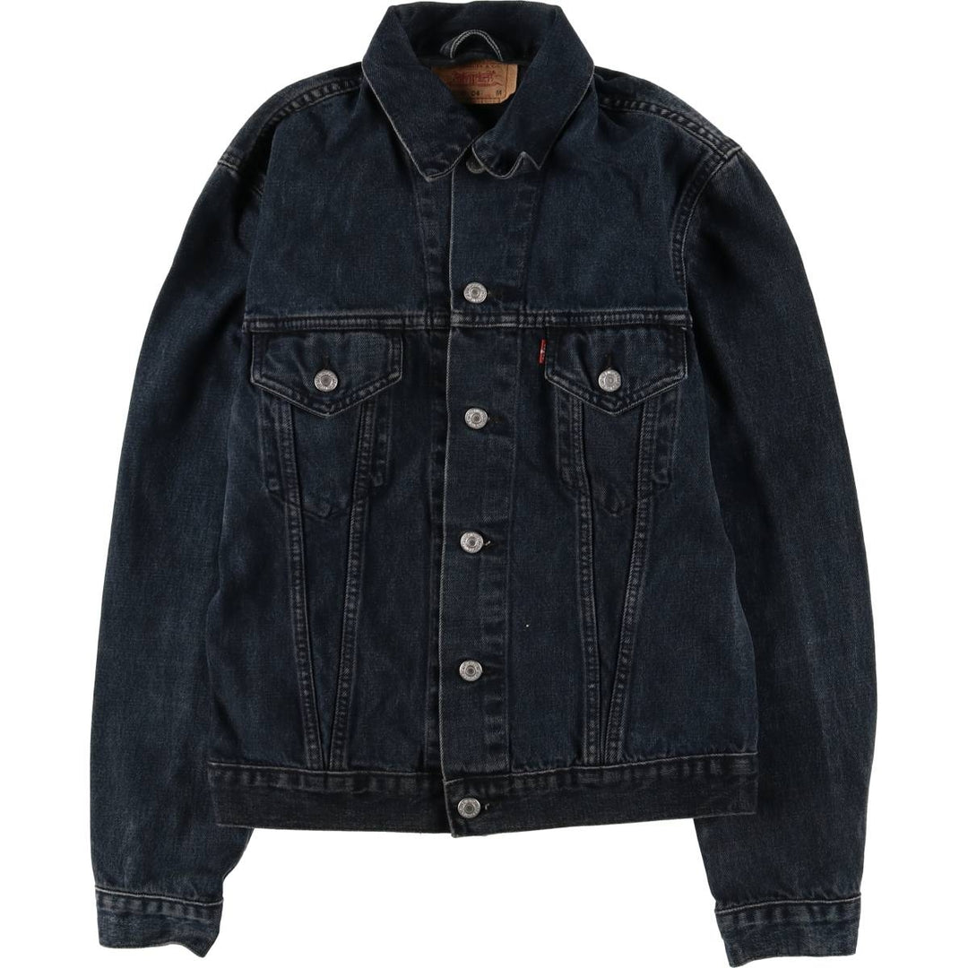 Levi's 70500-04 Euro Model Denim Jacket, Men's Size Medium cotton black type Vintage Second Hand