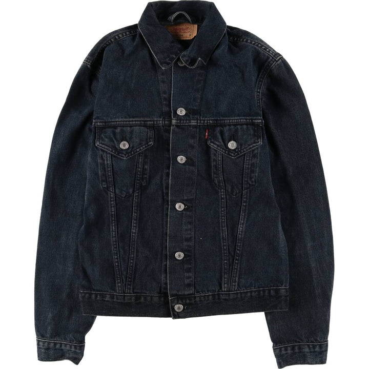 Levi's 70500-04 Euro Model Denim Jacket, Men's Size Medium cotton black type Vintage Second Hand