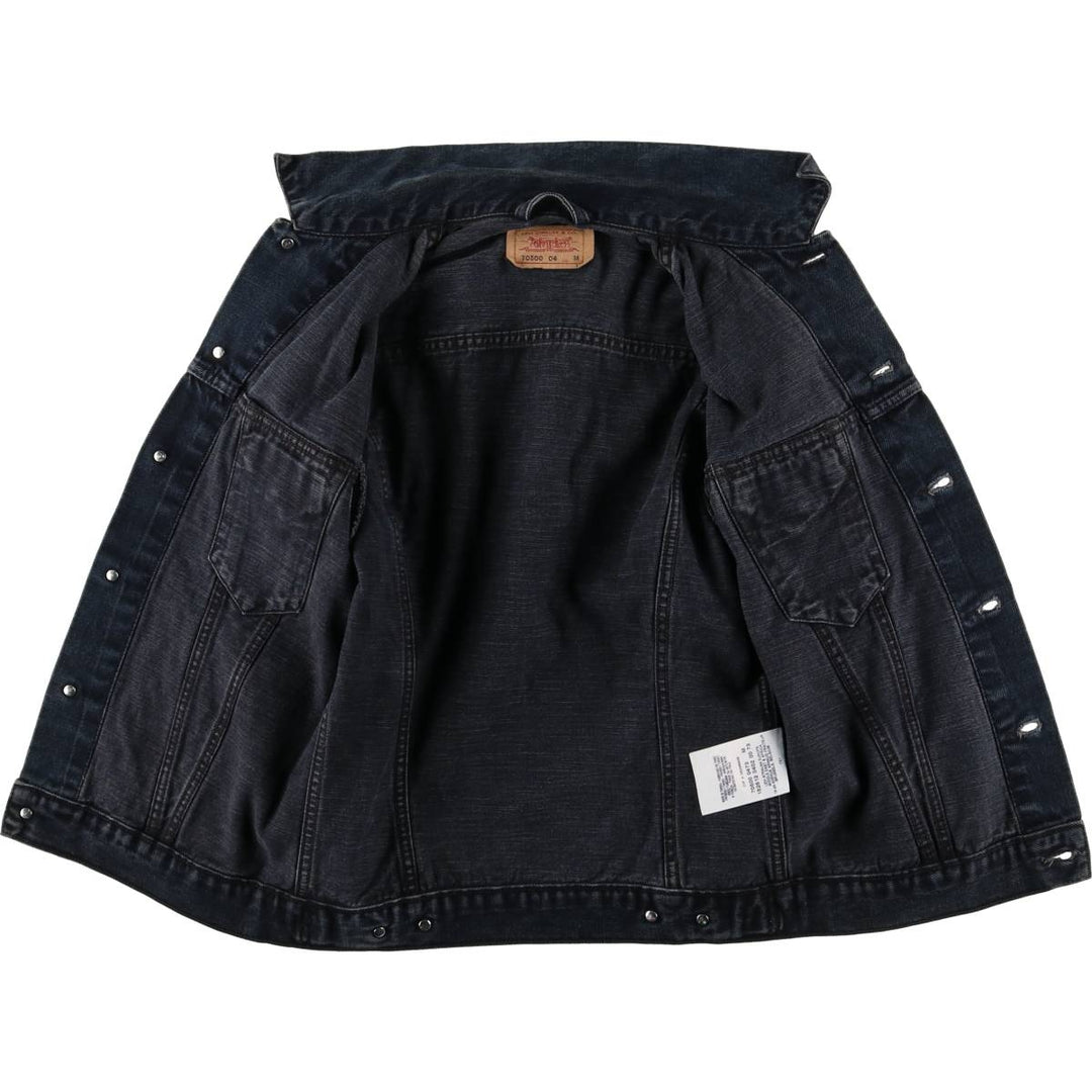 Levi's 70500-04 Euro Model Denim Jacket, Men's Size Medium cotton black type Vintage Second Hand