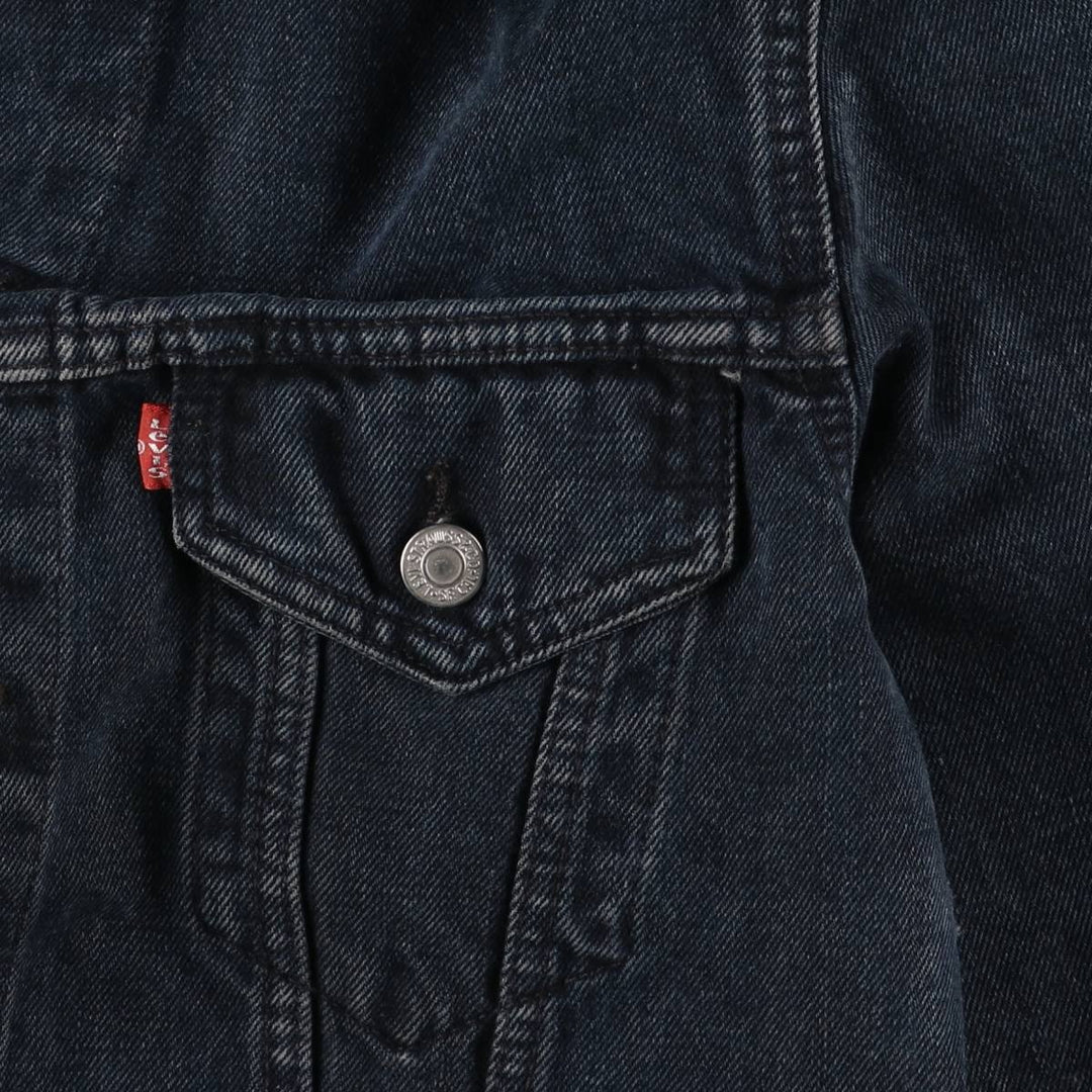 Levi's 70500-04 Euro Model Denim Jacket, Men's Size Medium cotton black type Vintage Second Hand