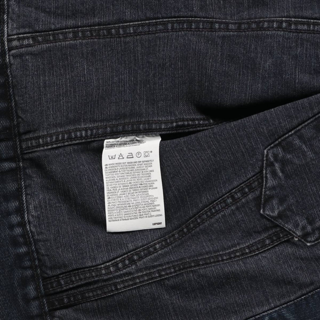 Levi's 70500-04 Euro Model Denim Jacket, Men's Size Medium cotton black type Vintage Second Hand