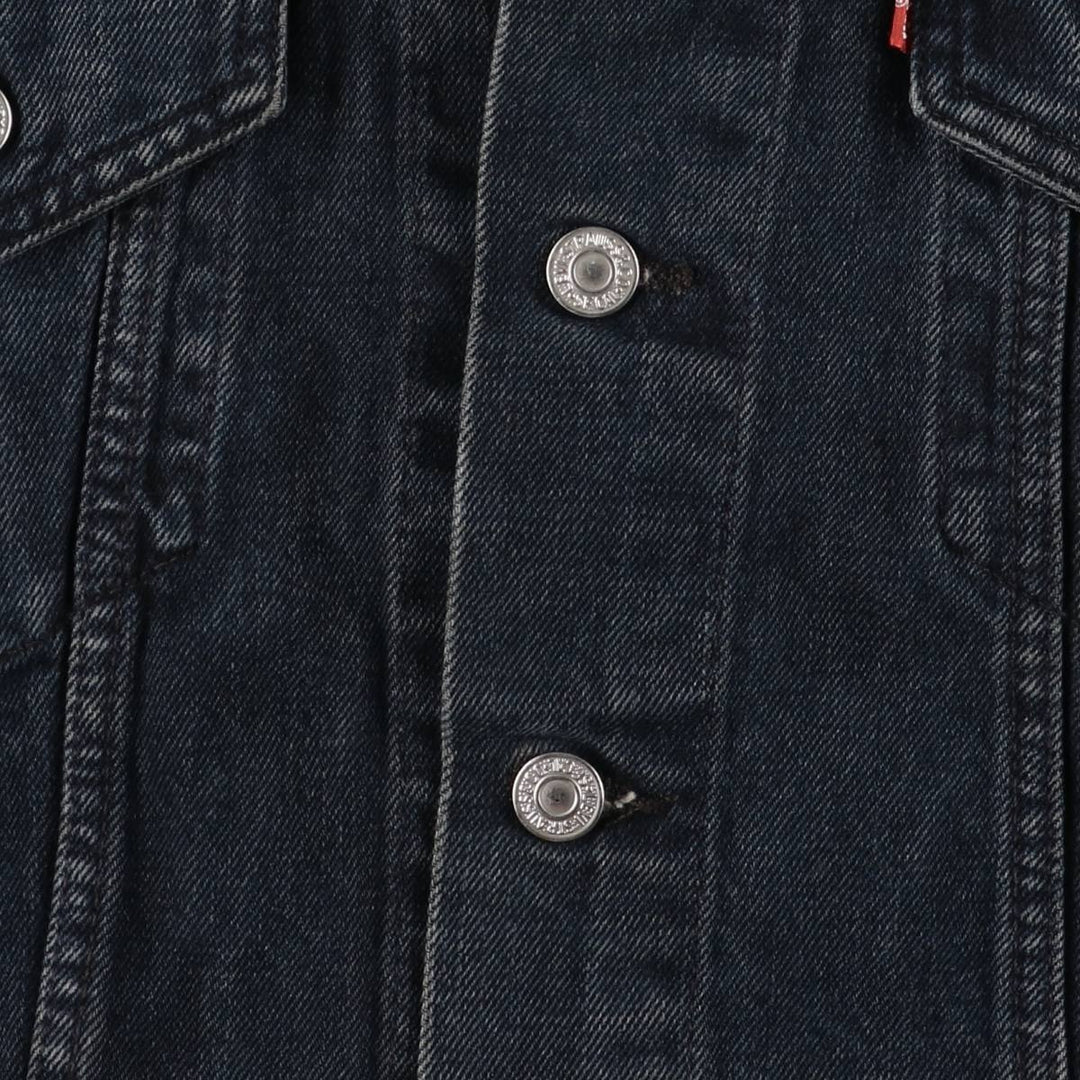 Levi's 70500-04 Euro Model Denim Jacket, Men's Size Medium cotton black type Vintage Second Hand