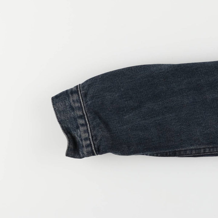 Levi's 70500-04 Euro Model Denim Jacket, Men's Size Medium cotton black type Vintage Second Hand