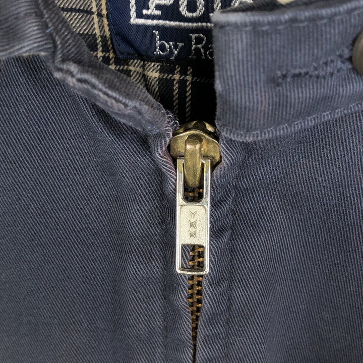 Ralph Lauren POLO by Ralph Lauren Swing Top Sports Jacket Men's L size cotton navy blue type Vintage Second Hand