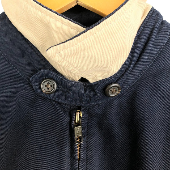 Ralph Lauren POLO by Ralph Lauren Swing Top Sports Jacket Men's L size cotton navy blue type Vintage Second Hand