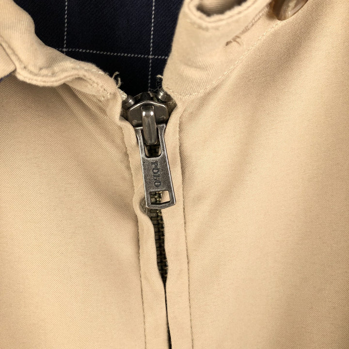 Ralph Lauren POLO by Ralph Lauren Swing Top Sports Jacket Men's L size polyester Beige type Vintage Second Hand