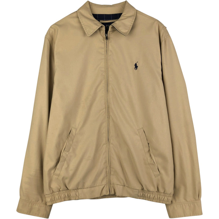 Ralph Lauren POLO RALPH LAUREN Swing Top Sports Jacket Men's M polyester Beige type Vintage Second Hand