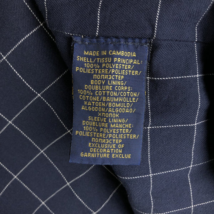 Ralph Lauren POLO RALPH LAUREN Swing Top Sports Jacket Men's M polyester Beige type Vintage Second Hand