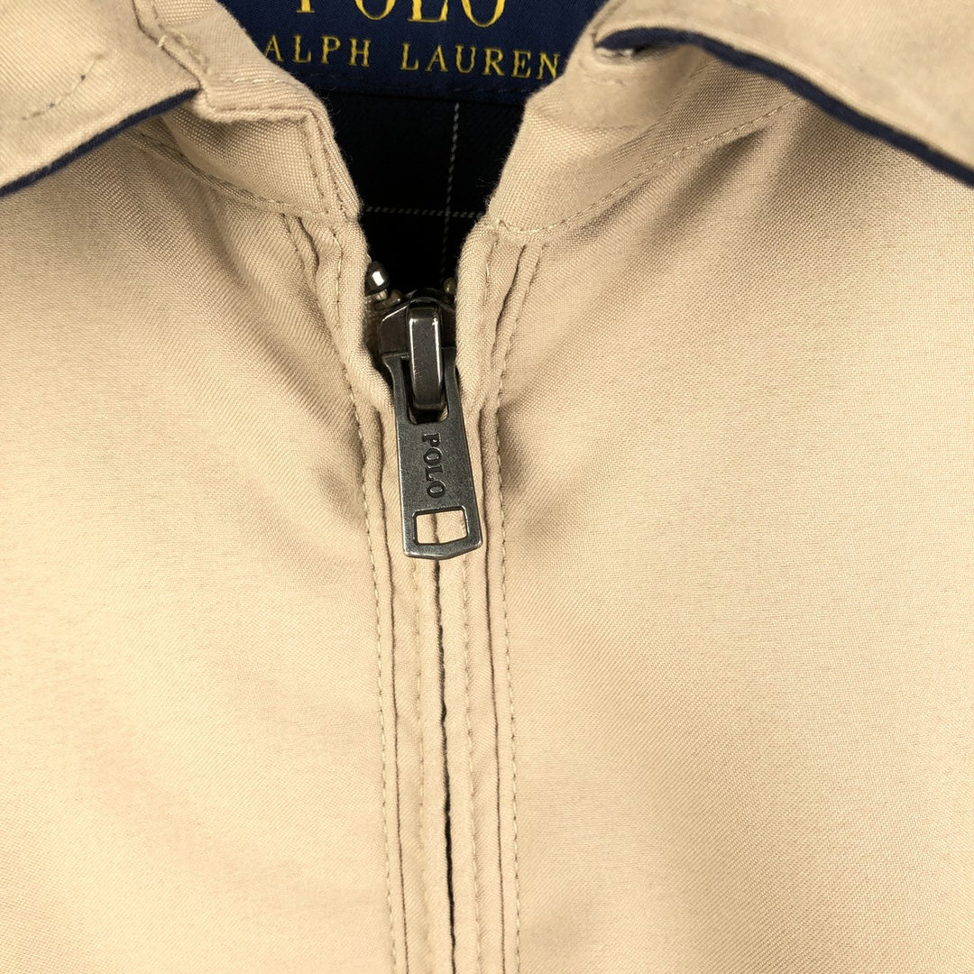 Ralph Lauren POLO RALPH LAUREN Swing Top Sports Jacket Men's M polyester Beige type Vintage Second Hand