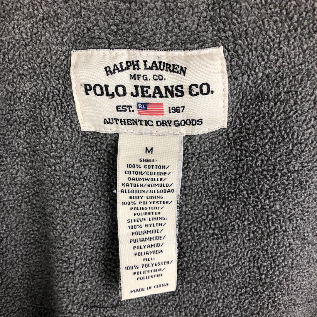 Ralph Lauren Polo Jeans Company Harrington Jacket, Swing Top, Men's Size Medium cotton Beige type Vintage Second Hand