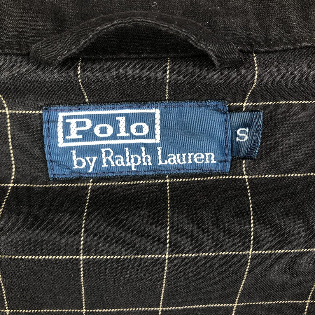 Ralph Lauren POLO by Ralph Lauren Swing Top Sports Jacket Men's S polyester black type Vintage Second Hand