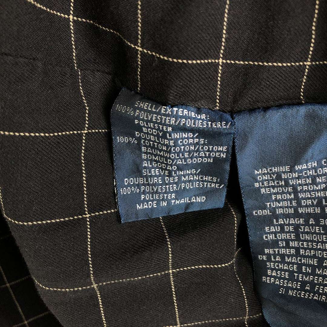 Ralph Lauren POLO by Ralph Lauren Swing Top Sports Jacket Men's S polyester black type Vintage Second Hand