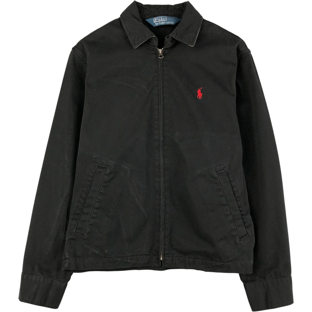 Ralph Lauren POLO by Ralph Lauren Swing Top Sports Jacket Men's S cotton black type Vintage Second Hand