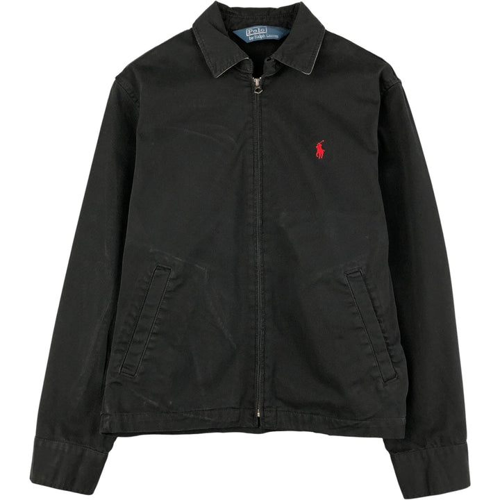 Ralph Lauren POLO by Ralph Lauren Swing Top Sports Jacket Men's S cotton black type Vintage Second Hand