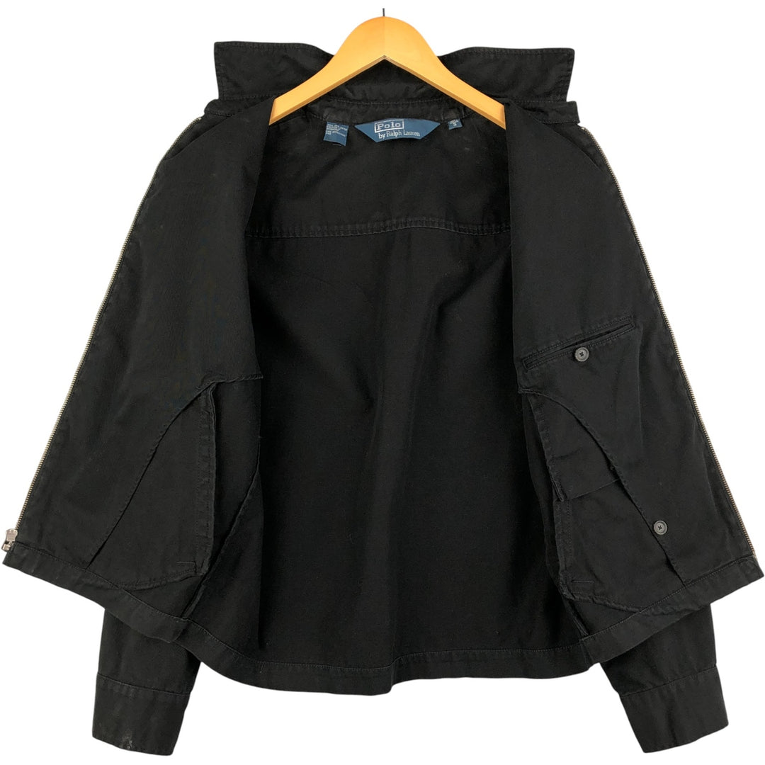 Ralph Lauren POLO by Ralph Lauren Swing Top Sports Jacket Men's S cotton black type Vintage Second Hand